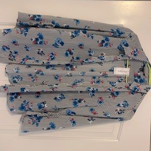 Flower Blouse, tags attached, size large